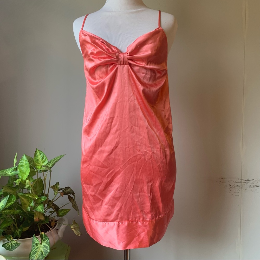 RARE HTF? Vintage VS Bow Design Babydoll Slip Lingerie Intimates Valentine’s Day